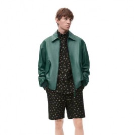 로에베 백로고 레더 폴로 재킷