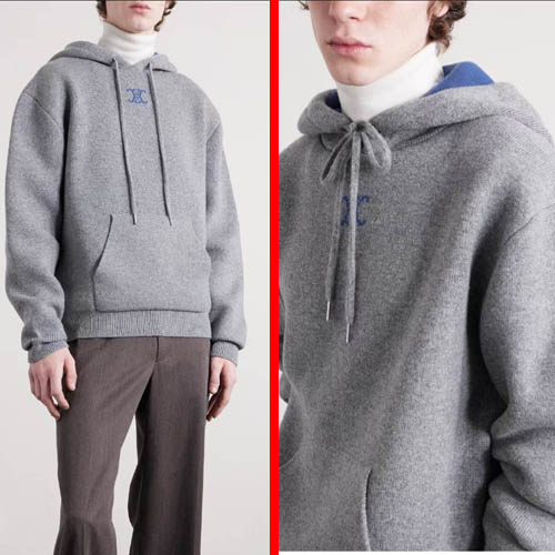 26ss 로에베 로고 후디 캐시미어 스웨터 0109