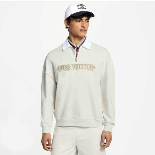 루이비통 엠벨리시드 하프 스웨트 폴로 셔츠 0112