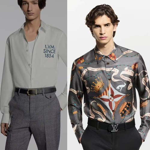26년 루이비통 롱 슬리브드 시그니처 셔츠 2종 0113