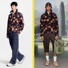 루이비통 다미에 플리스 블루종 재킷 0118