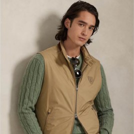 폴로랄프로렌 아보트슨 개버딘 풀 지퍼 베스트 0118