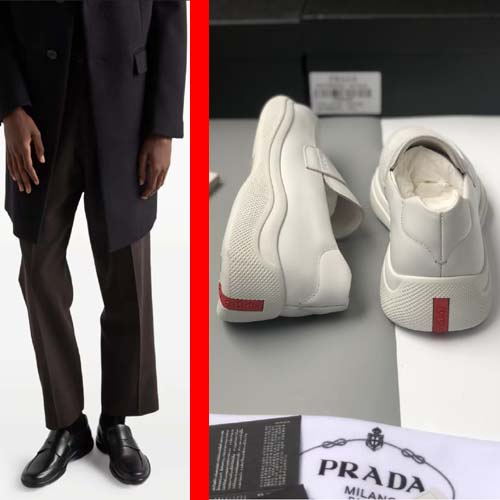 프라다 토블락 레더 로퍼 2종 0125