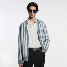 루이비통 한정판 Multi Stripes  양모 카디건