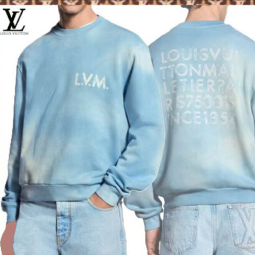 25/26ss 루이비통 로고 타이다이 스웨터셔츠 0226